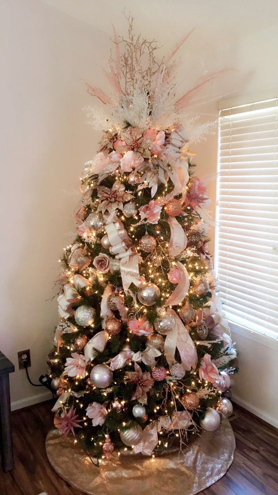 36 Rose and Gold Christmas Tree Decorating Ideas 2018 - Page 4 of 36 ...
