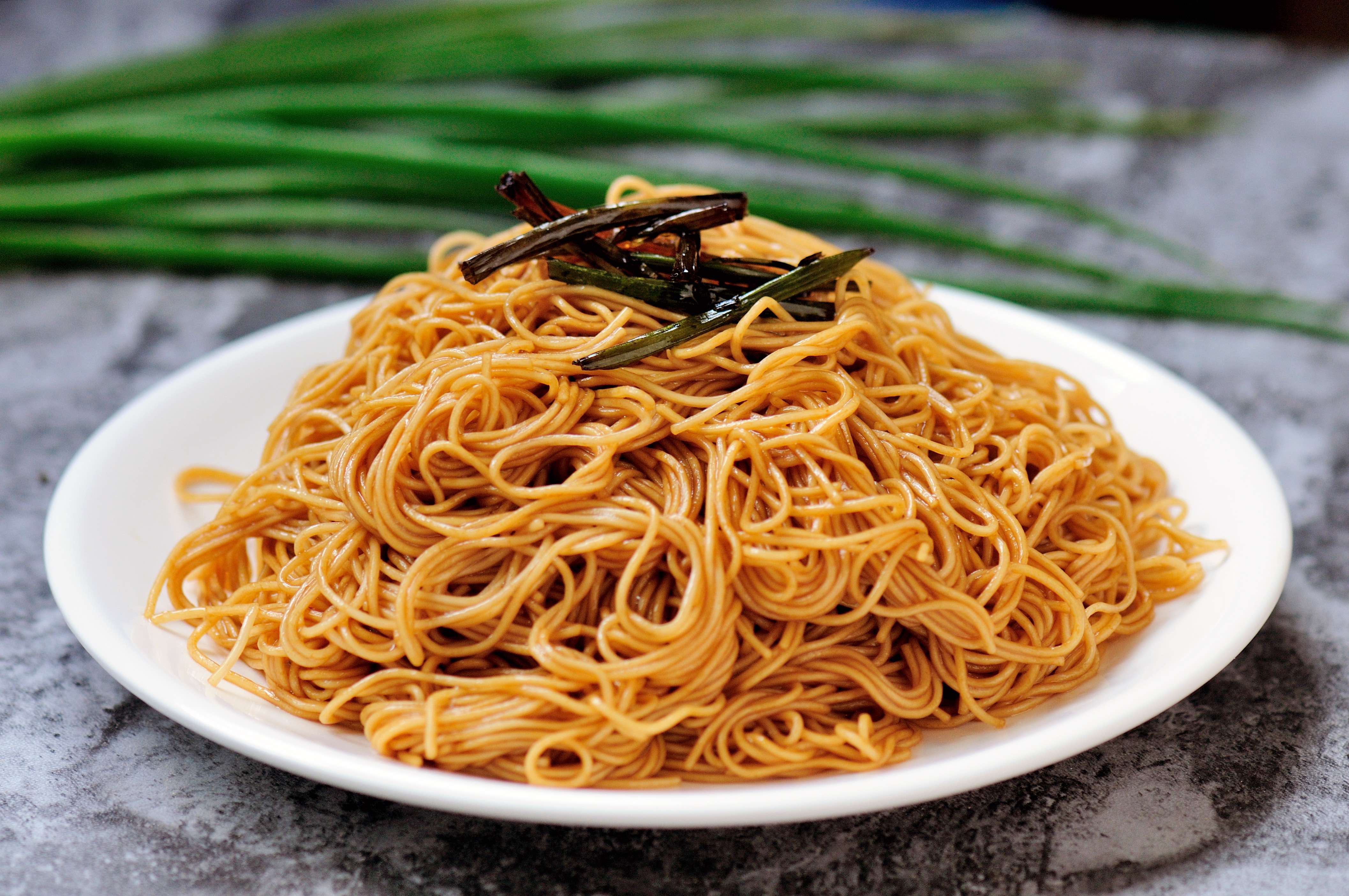 Spring Onion Noodles.