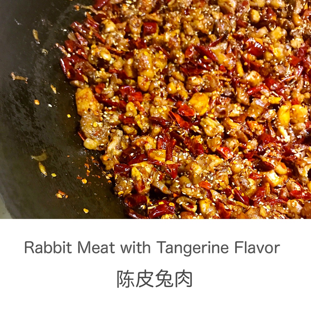 Rabbit Meat with Tangerine Flavor (陈皮兔肉)