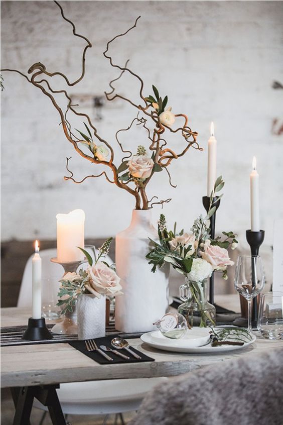 Floral wedding centerpieces; simple Wedding decors; DIY wedding centerpieces; rustic table decors; wedding centerpieces mason jars.