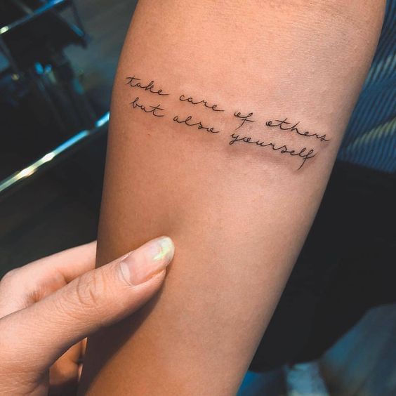 67 Inspirational Tattoo Quotes For Women Page 40 Of 67 Kornelia Beauty
