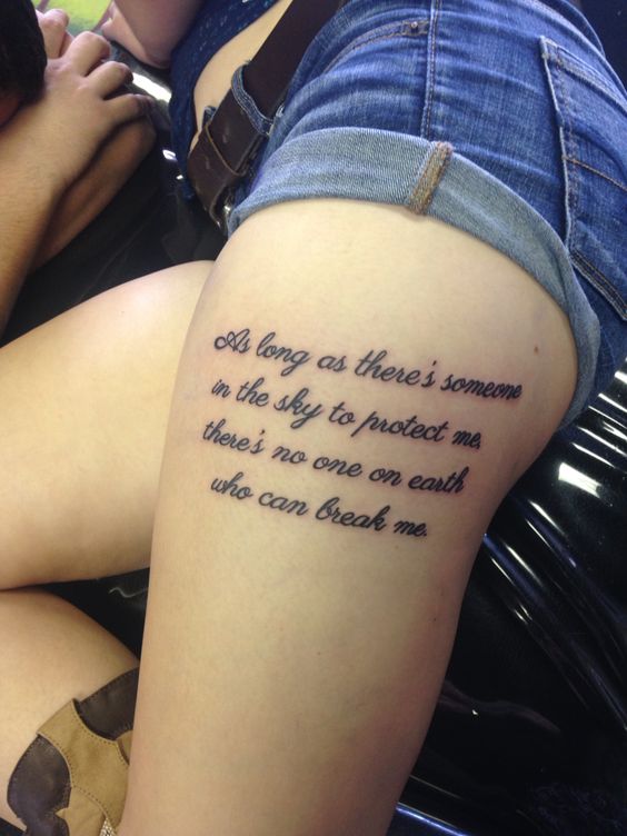 67 Inspirational Tattoo Quotes for Women - Kornelia Beauty