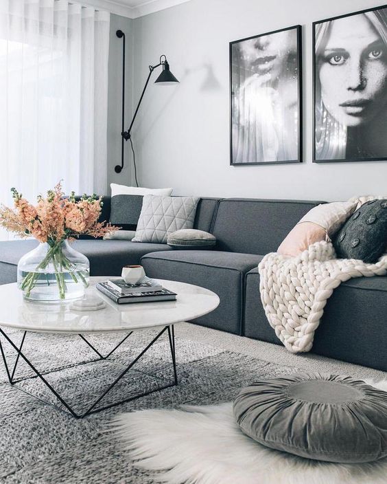 60+ Grey Small Living Room Apartment Designs to Look Amazing