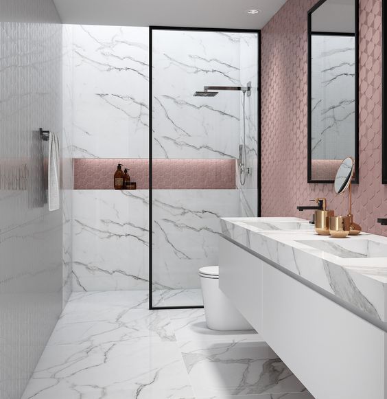 64 Adorable Bathroom Tile Design Ideas And Decor