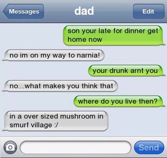 funny text message, Funny Texts, Hilarious Text Messages From Parents 