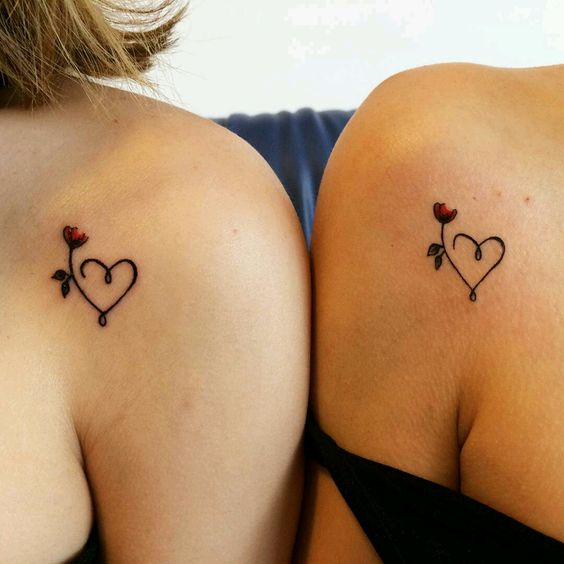 BFF tattoos, best friend tattoos, friendship tattoos, best friend tattoos unique, bestie tattoos