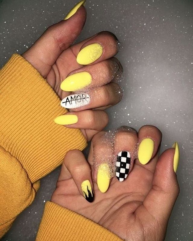 35 summer can  also be recommended with Frosted nail style nails;summernails;summernails2019;long nails;nail style;nail designs;nail addict ;nail design ideas;natural nails